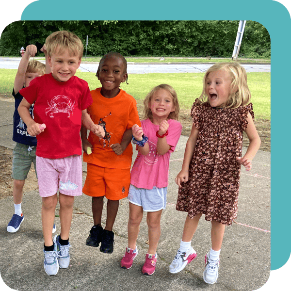 Children having fun outdoors