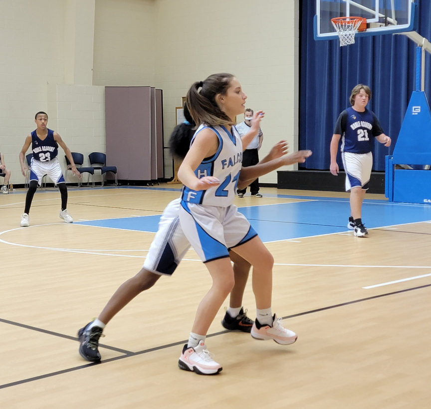 Co-ed basketball game